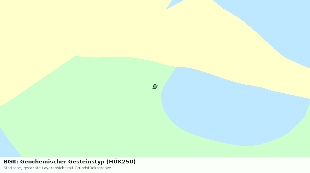 Statische Kartenansicht: BGR: Geochemischer Gesteinstyp (HÜK250)