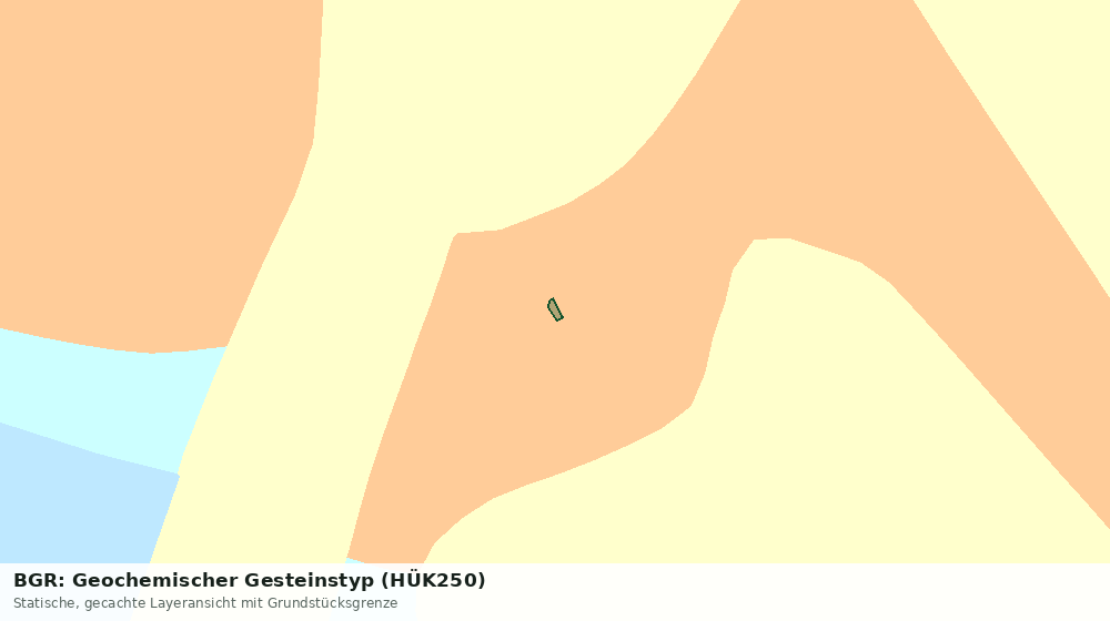 Statische Kartenansicht: BGR: Geochemischer Gesteinstyp (HÜK250)