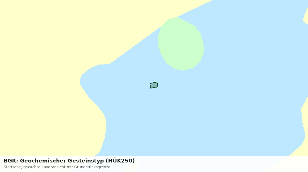 Statische Kartenansicht: BGR: Geochemischer Gesteinstyp (HÜK250)