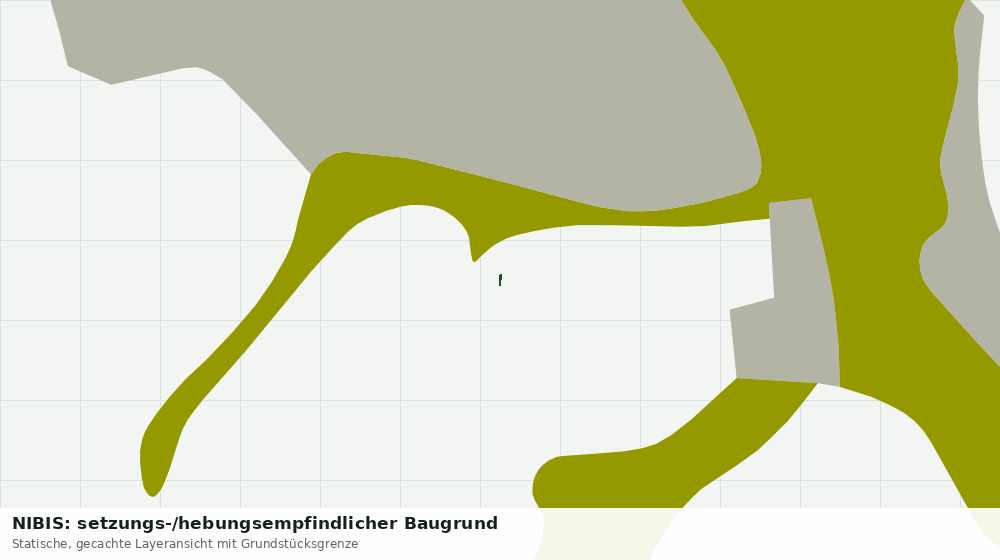 Statische Kartenansicht: NIBIS: setzungs-/hebungsempfindlicher Baugrund