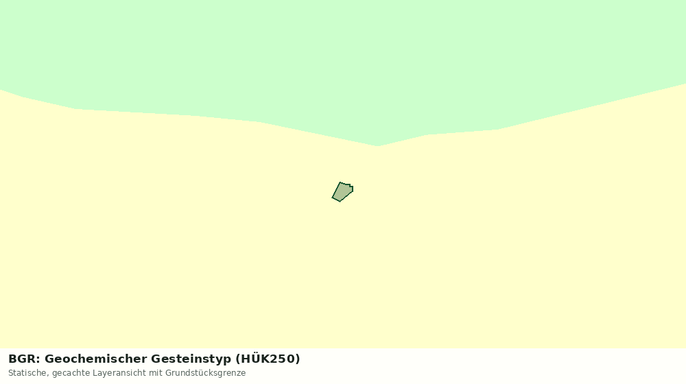 Statische Kartenansicht: BGR: Geochemischer Gesteinstyp (HÜK250)