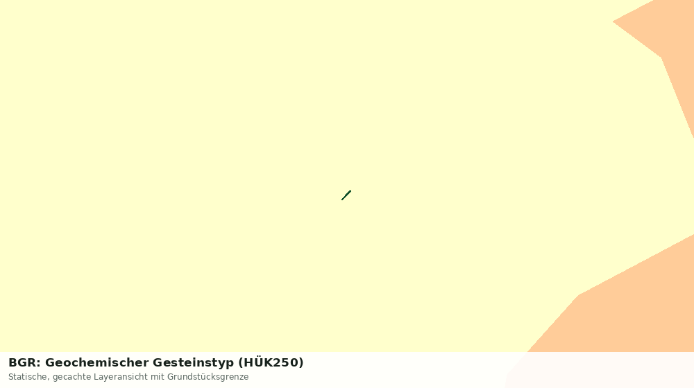 Statische Kartenansicht: BGR: Geochemischer Gesteinstyp (HÜK250)
