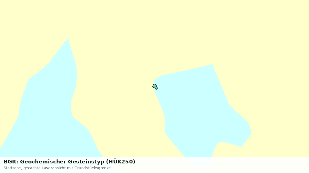 Statische Kartenansicht: BGR: Geochemischer Gesteinstyp (HÜK250)