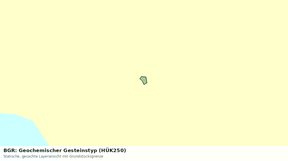 Statische Kartenansicht: BGR: Geochemischer Gesteinstyp (HÜK250)