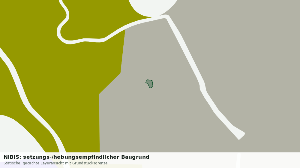 Statische Kartenansicht: NIBIS: setzungs-/hebungsempfindlicher Baugrund