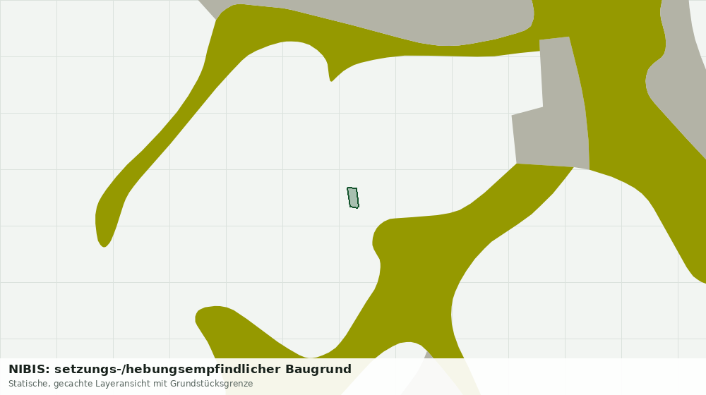Statische Kartenansicht: NIBIS: setzungs-/hebungsempfindlicher Baugrund