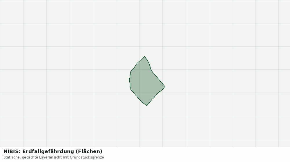 Statische Kartenansicht: NIBIS: Erdfallgefährdung (Flächen)