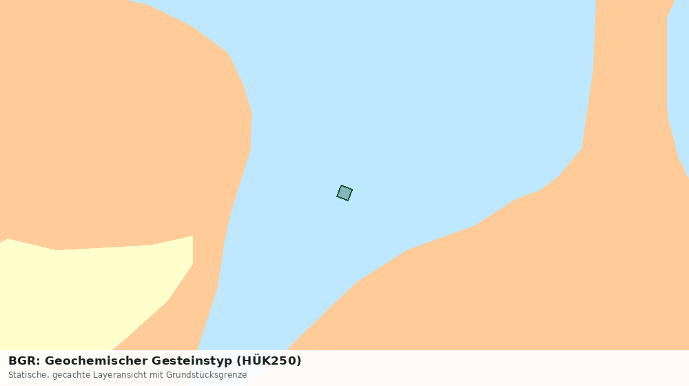 Statische Kartenansicht: BGR: Geochemischer Gesteinstyp (HÜK250)