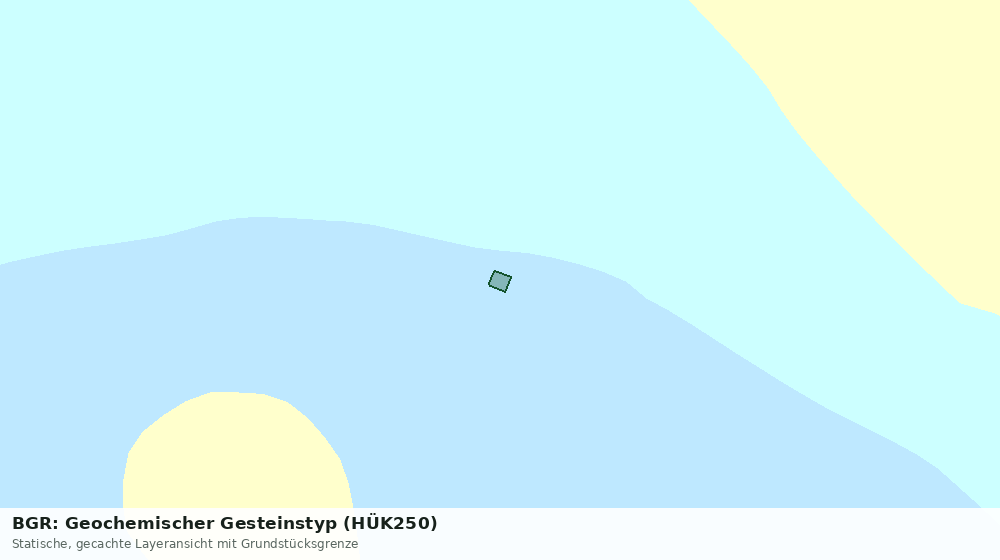 Statische Kartenansicht: BGR: Geochemischer Gesteinstyp (HÜK250)