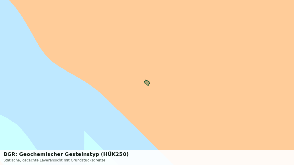 Statische Kartenansicht: BGR: Geochemischer Gesteinstyp (HÜK250)