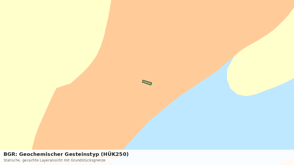 Statische Kartenansicht: BGR: Geochemischer Gesteinstyp (HÜK250)