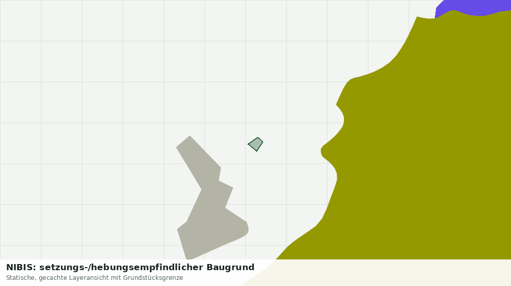 Statische Kartenansicht: NIBIS: setzungs-/hebungsempfindlicher Baugrund
