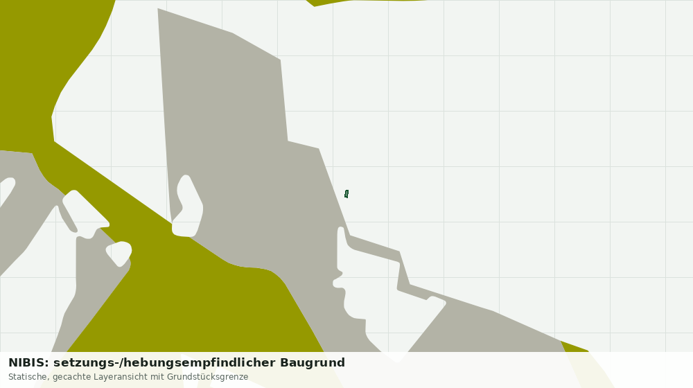 Statische Kartenansicht: NIBIS: setzungs-/hebungsempfindlicher Baugrund