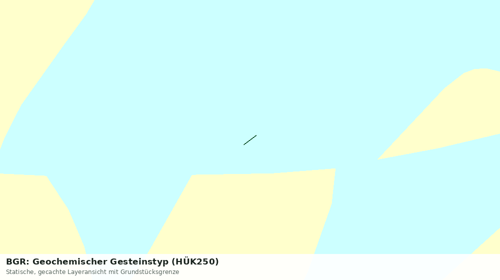 Statische Kartenansicht: BGR: Geochemischer Gesteinstyp (HÜK250)