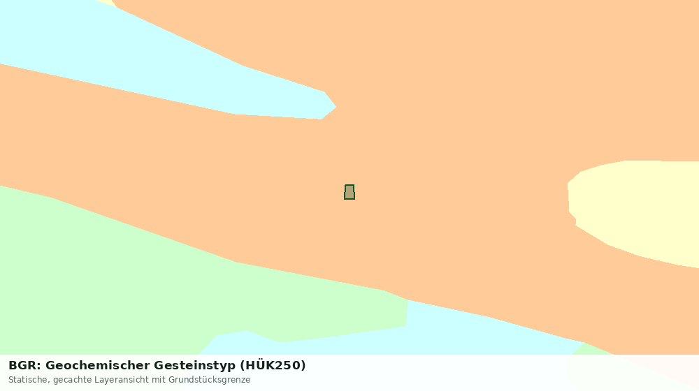 Statische Kartenansicht: BGR: Geochemischer Gesteinstyp (HÜK250)