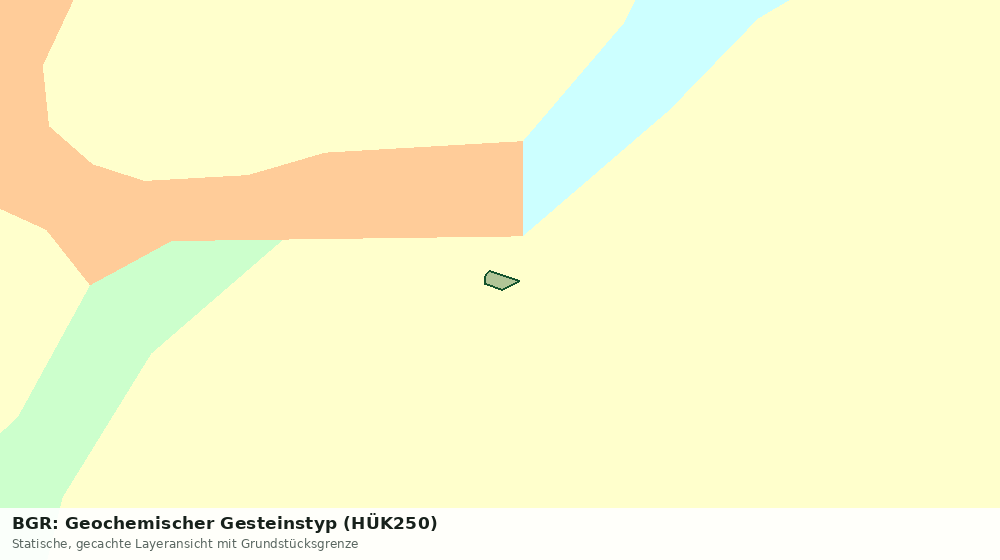 Statische Kartenansicht: BGR: Geochemischer Gesteinstyp (HÜK250)