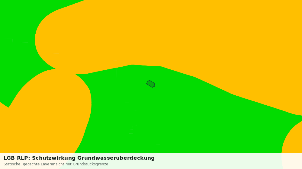 Statische Kartenansicht: LGB RLP: Schutzwirkung Grundwasserüberdeckung