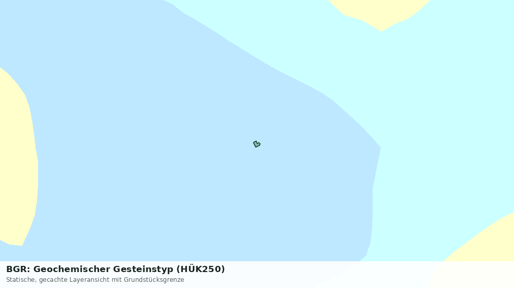 Statische Kartenansicht: BGR: Geochemischer Gesteinstyp (HÜK250)