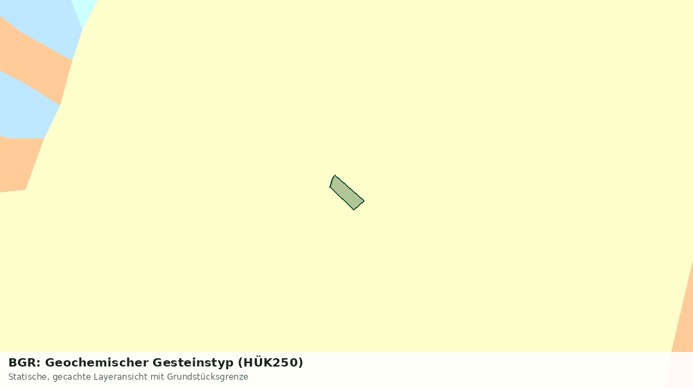 Statische Kartenansicht: BGR: Geochemischer Gesteinstyp (HÜK250)