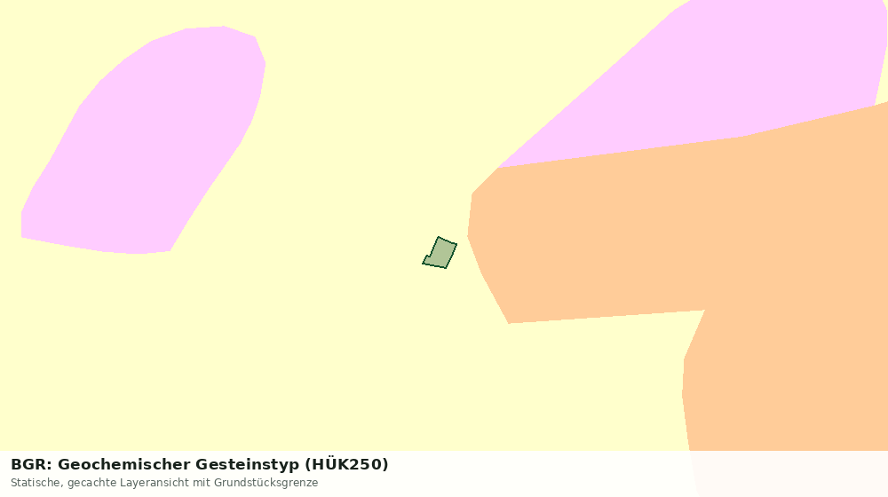 Statische Kartenansicht: BGR: Geochemischer Gesteinstyp (HÜK250)