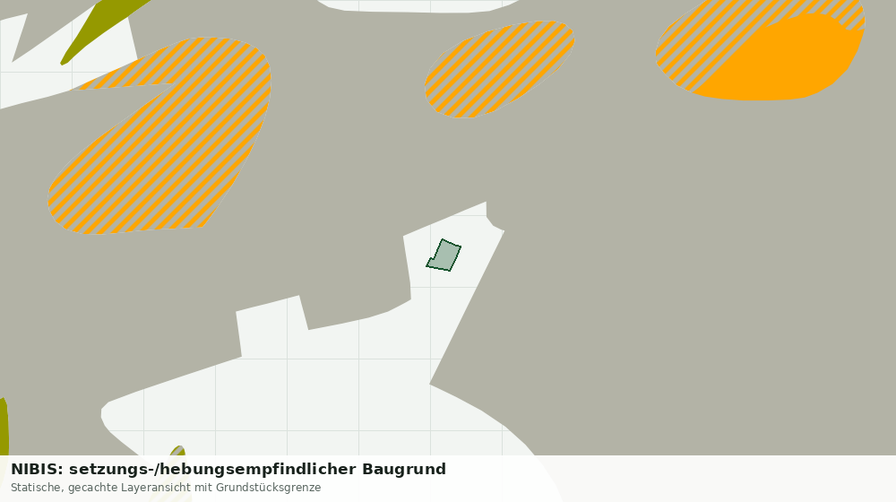 Statische Kartenansicht: NIBIS: setzungs-/hebungsempfindlicher Baugrund