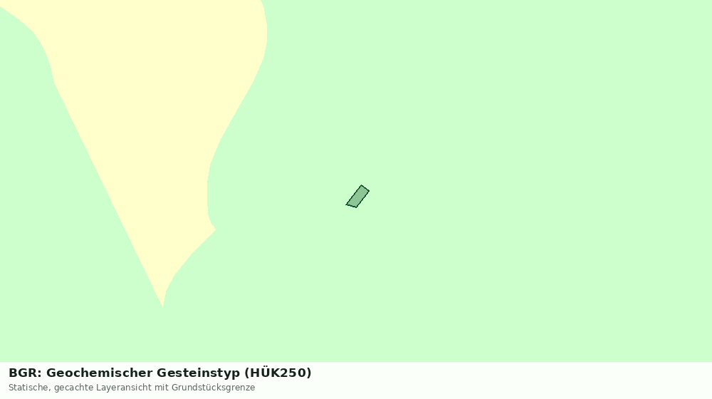 Statische Kartenansicht: BGR: Geochemischer Gesteinstyp (HÜK250)