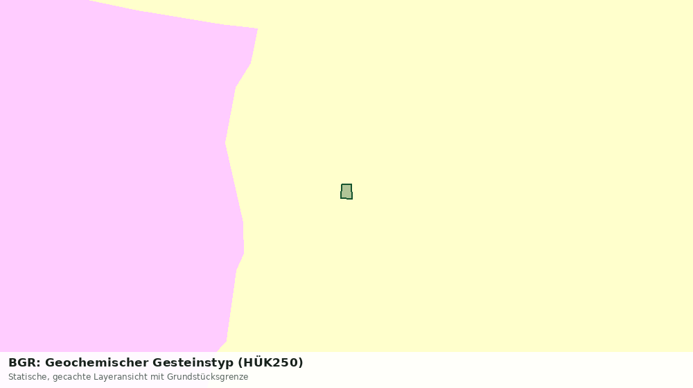 Statische Kartenansicht: BGR: Geochemischer Gesteinstyp (HÜK250)