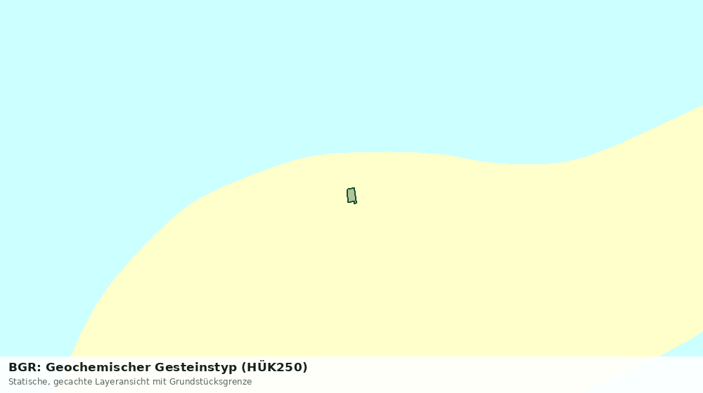 Statische Kartenansicht: BGR: Geochemischer Gesteinstyp (HÜK250)