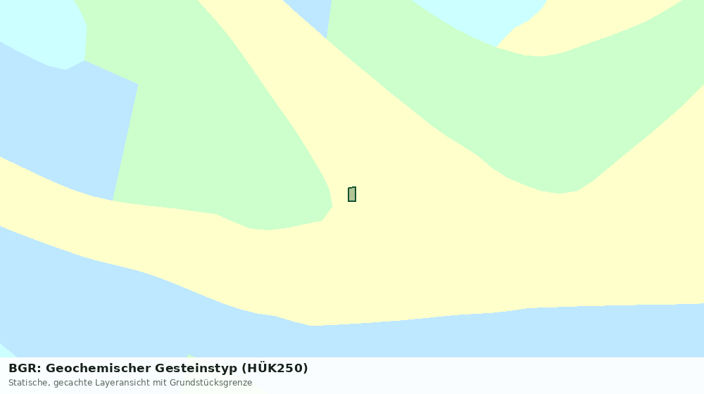 Statische Kartenansicht: BGR: Geochemischer Gesteinstyp (HÜK250)