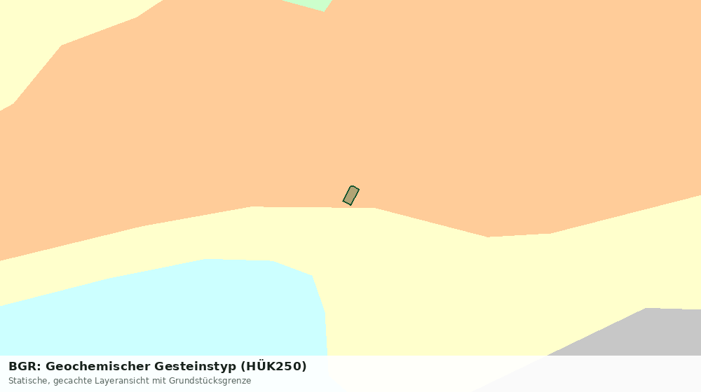 Statische Kartenansicht: BGR: Geochemischer Gesteinstyp (HÜK250)