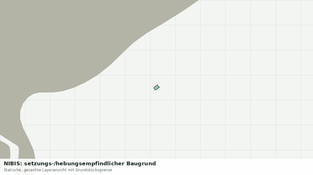 Statische Kartenansicht: NIBIS: setzungs-/hebungsempfindlicher Baugrund