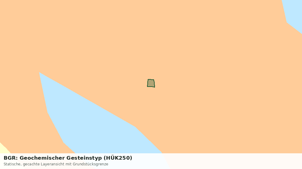 Statische Kartenansicht: BGR: Geochemischer Gesteinstyp (HÜK250)