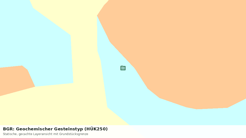 Statische Kartenansicht: BGR: Geochemischer Gesteinstyp (HÜK250)
