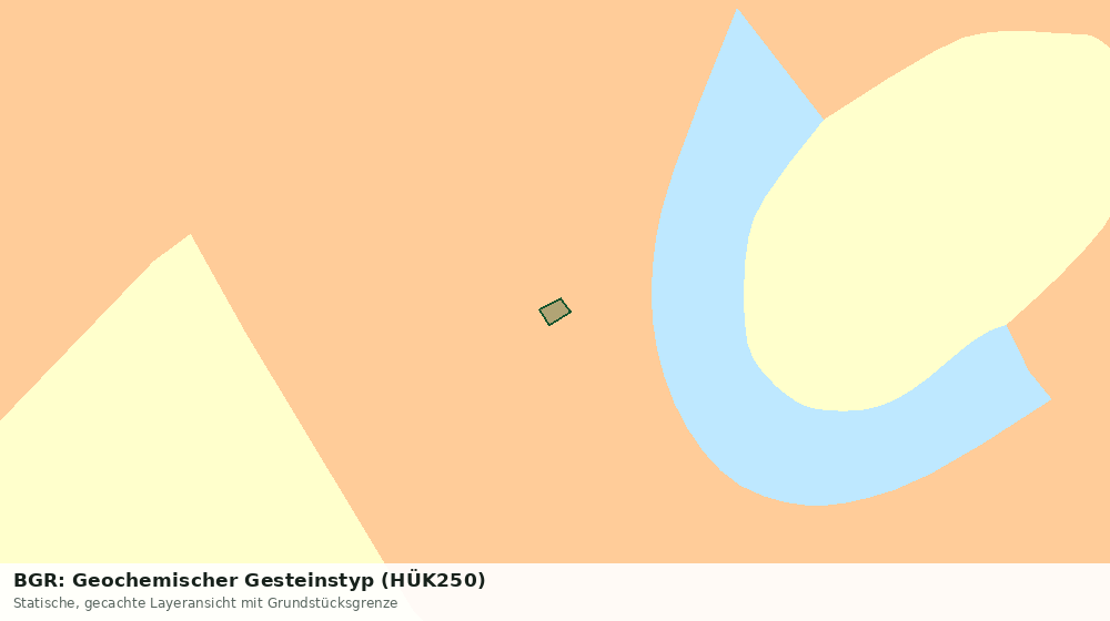 Statische Kartenansicht: BGR: Geochemischer Gesteinstyp (HÜK250)