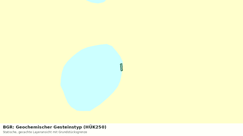 Statische Kartenansicht: BGR: Geochemischer Gesteinstyp (HÜK250)