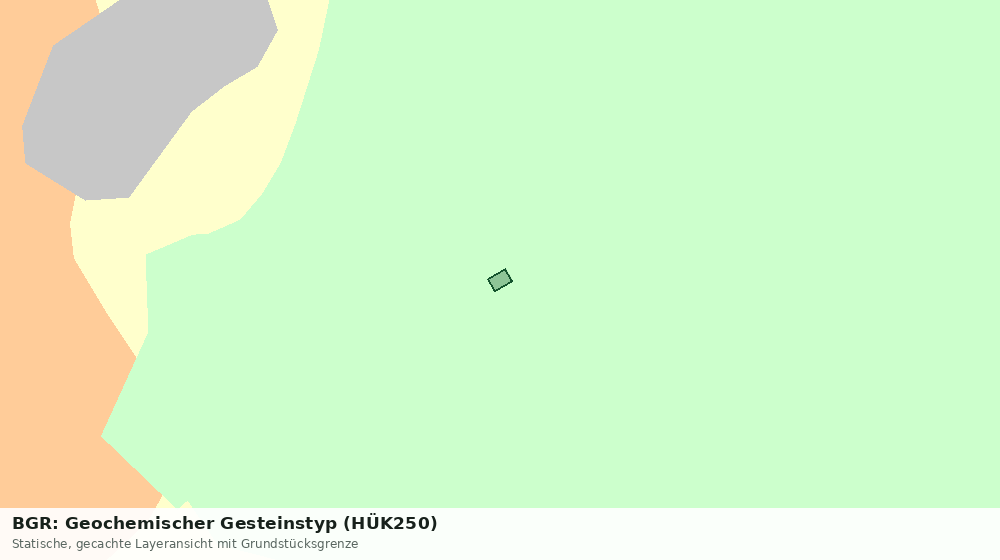 Statische Kartenansicht: BGR: Geochemischer Gesteinstyp (HÜK250)