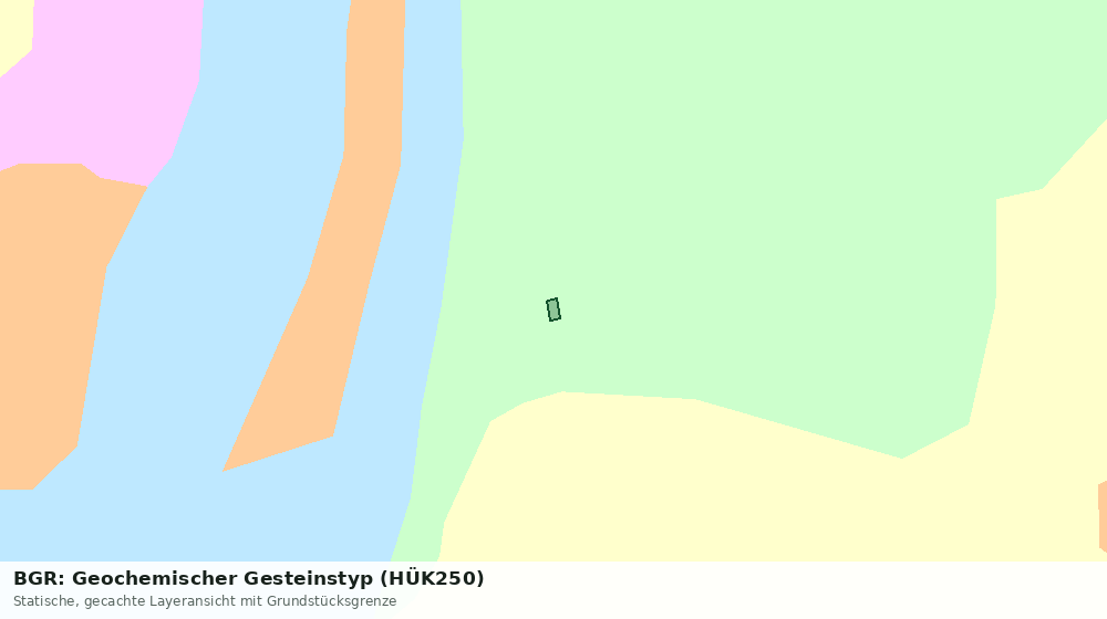 Statische Kartenansicht: BGR: Geochemischer Gesteinstyp (HÜK250)