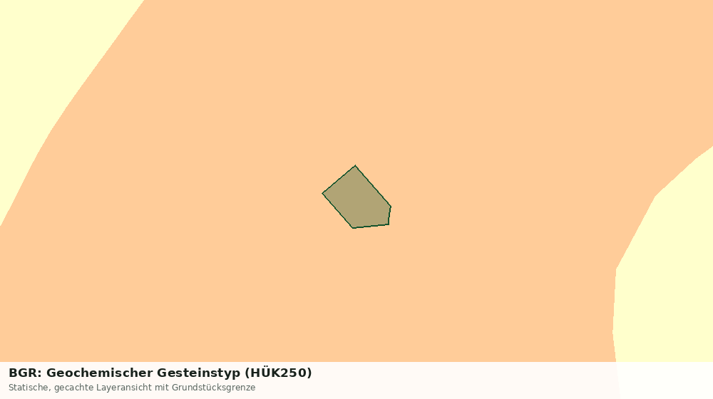 Statische Kartenansicht: BGR: Geochemischer Gesteinstyp (HÜK250)