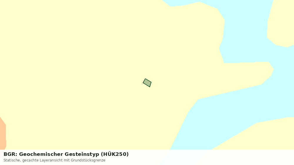 Statische Kartenansicht: BGR: Geochemischer Gesteinstyp (HÜK250)