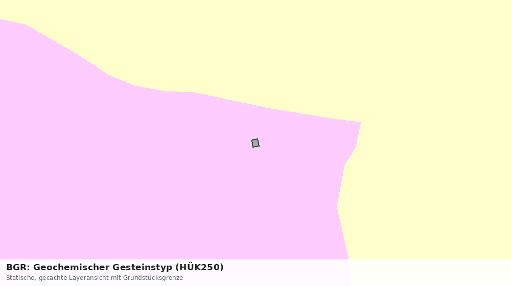 Statische Kartenansicht: BGR: Geochemischer Gesteinstyp (HÜK250)