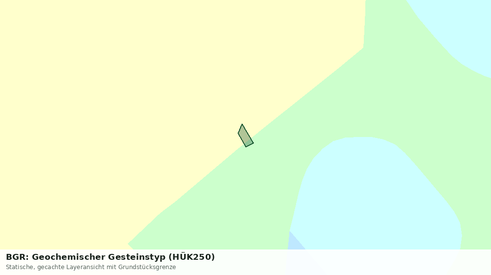 Statische Kartenansicht: BGR: Geochemischer Gesteinstyp (HÜK250)