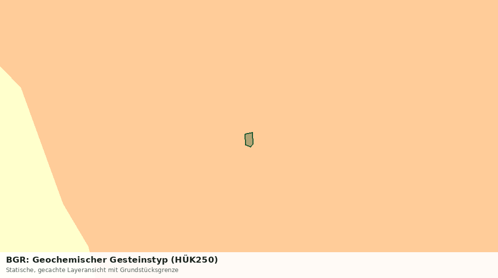 Statische Kartenansicht: BGR: Geochemischer Gesteinstyp (HÜK250)