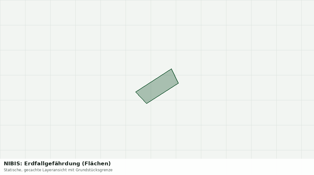 Statische Kartenansicht: NIBIS: Erdfallgefährdung (Flächen)