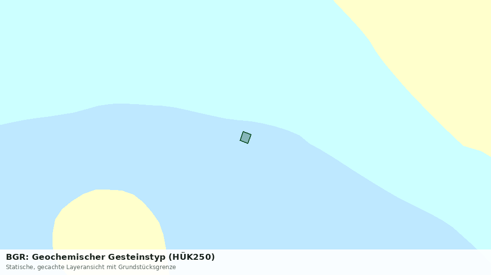 Statische Kartenansicht: BGR: Geochemischer Gesteinstyp (HÜK250)