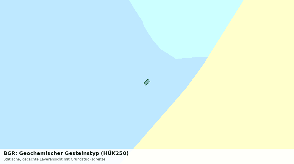 Statische Kartenansicht: BGR: Geochemischer Gesteinstyp (HÜK250)
