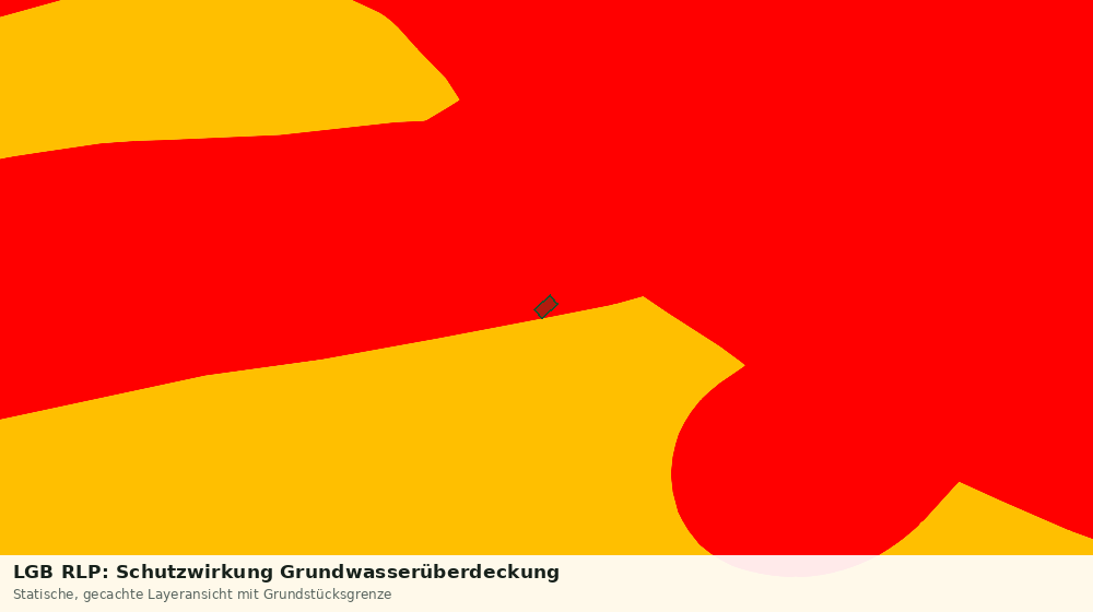 Statische Kartenansicht: LGB RLP: Schutzwirkung Grundwasserüberdeckung