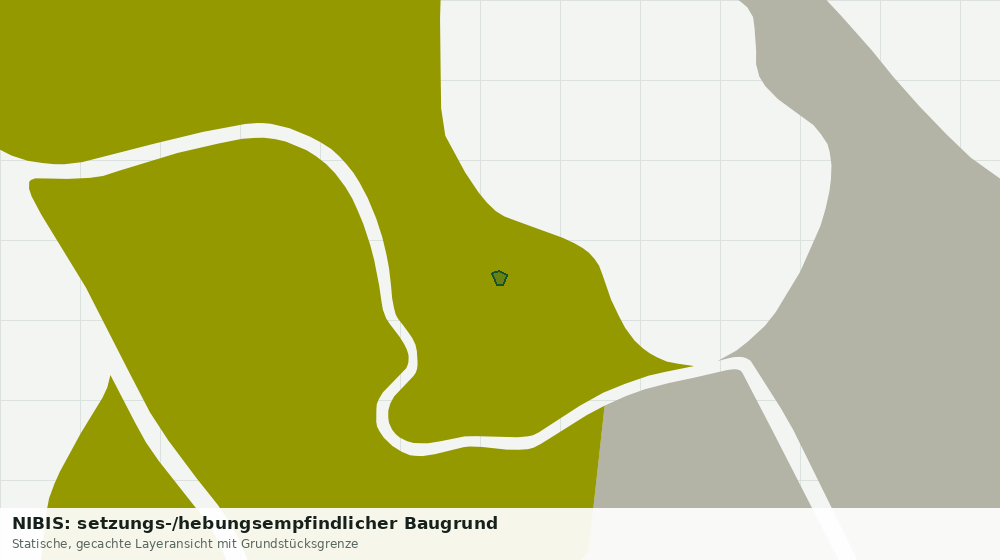 Statische Kartenansicht: NIBIS: setzungs-/hebungsempfindlicher Baugrund