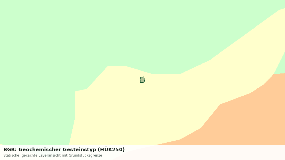 Statische Kartenansicht: BGR: Geochemischer Gesteinstyp (HÜK250)