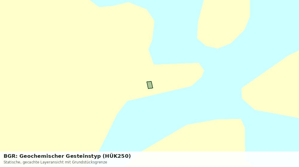 Statische Kartenansicht: BGR: Geochemischer Gesteinstyp (HÜK250)