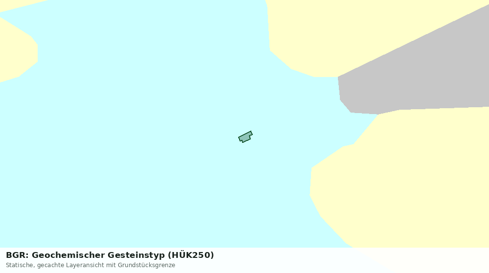 Statische Kartenansicht: BGR: Geochemischer Gesteinstyp (HÜK250)
